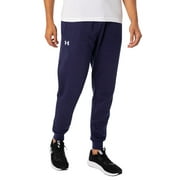 Mens Under Armour Rival Fleece Joggers Color Midnight Navy Size S