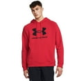 thumbnail image 1 of Men's Under Armour Rival Fleece Logo Hoodie Color: Dark Red Size: M, 1 of 4