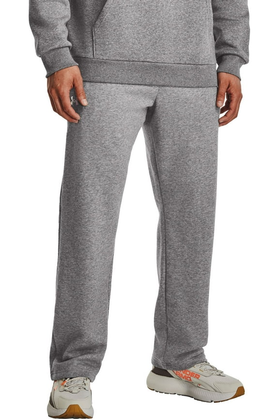 Men's Under Armour Rival Fleece Pants Color: Castlerock Heather Size: XL