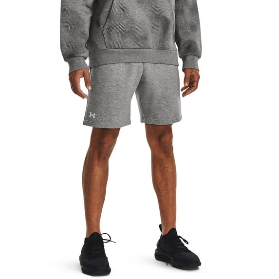 Men's Under Armour Rival Fleece Shorts Color: Castlerock Lt Heather Size: M