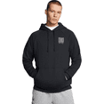 thumbnail image 1 of Men's Under Armour Rival Mountain Hoodie Color: Black Size: M, 1 of 4