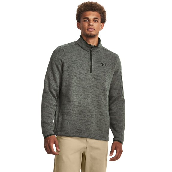 Men's Under Armour Specialist Fleece Quarter Zip Color: Colorado Sage Size: M