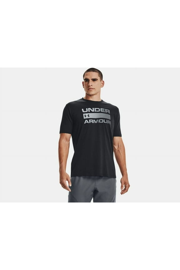 Men's Under Armour Team Issue Logo Tee Color: Black Size: S