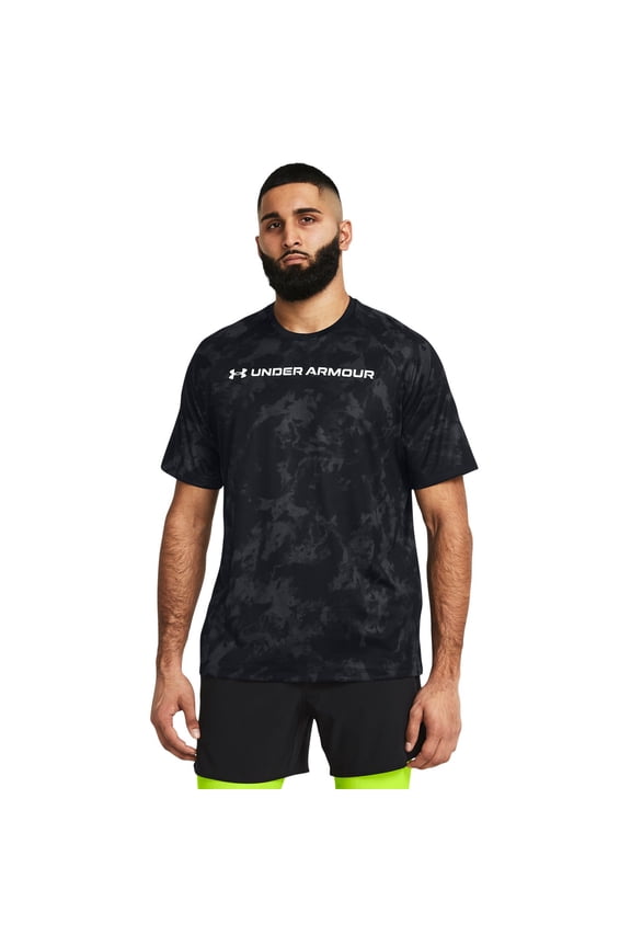 Men's UA Tech ABC Camo Short Sleeve