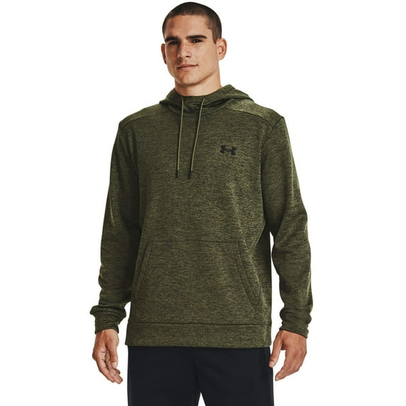 Men's Under Armour Twist Fleece Hoodie Color: Marine Od Green Size: XXL
