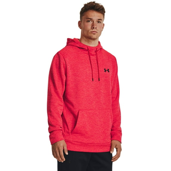Men's Under Armour Twist Fleece Hoodie Color: Red Size: S