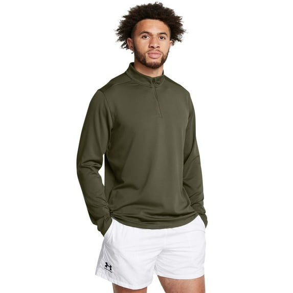 Men's Under Armour Motion Quarter Zip Top Color: Marine Od Green Size: S