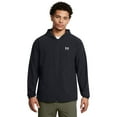 thumbnail image 1 of Men's Under Armour Vibe Woven Hooded Windbreaker Jacket Color: Black Size: XXL, 1 of 4