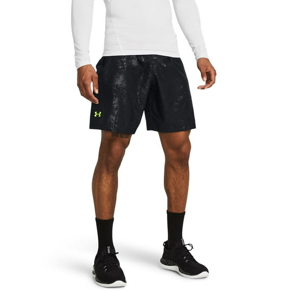 Men's Under Armour Woven Emboss Shorts Color: Black Size: XXL