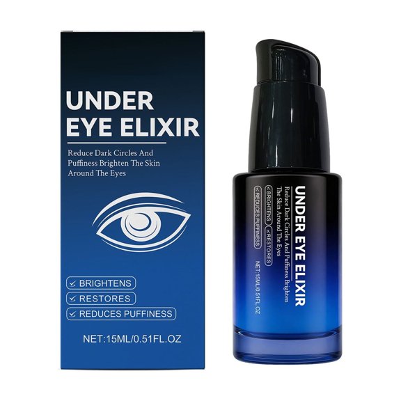 Mens Under Eye Nourishing Elixir 15ml/0.51 FL.OZ - Hydrating Formula with Pump Dispenser