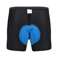 thumbnail image 1 of Men's Underwear 3D Padded Cycling Shorts for MTB Riding and Sports Comfort Shockproof Performance for Everyday Wear Blue S, 1 of 3