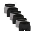 thumbnail image 1 of Men's Underwear Boxer Briefs Trunks 6 Pack Soft  Low-rise Underpant, 1 of 5