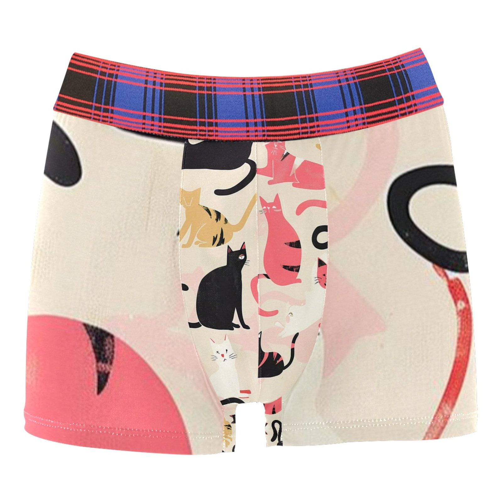 Men's Underwear Boxer Briefs for Men L Cartoon Pets Cats