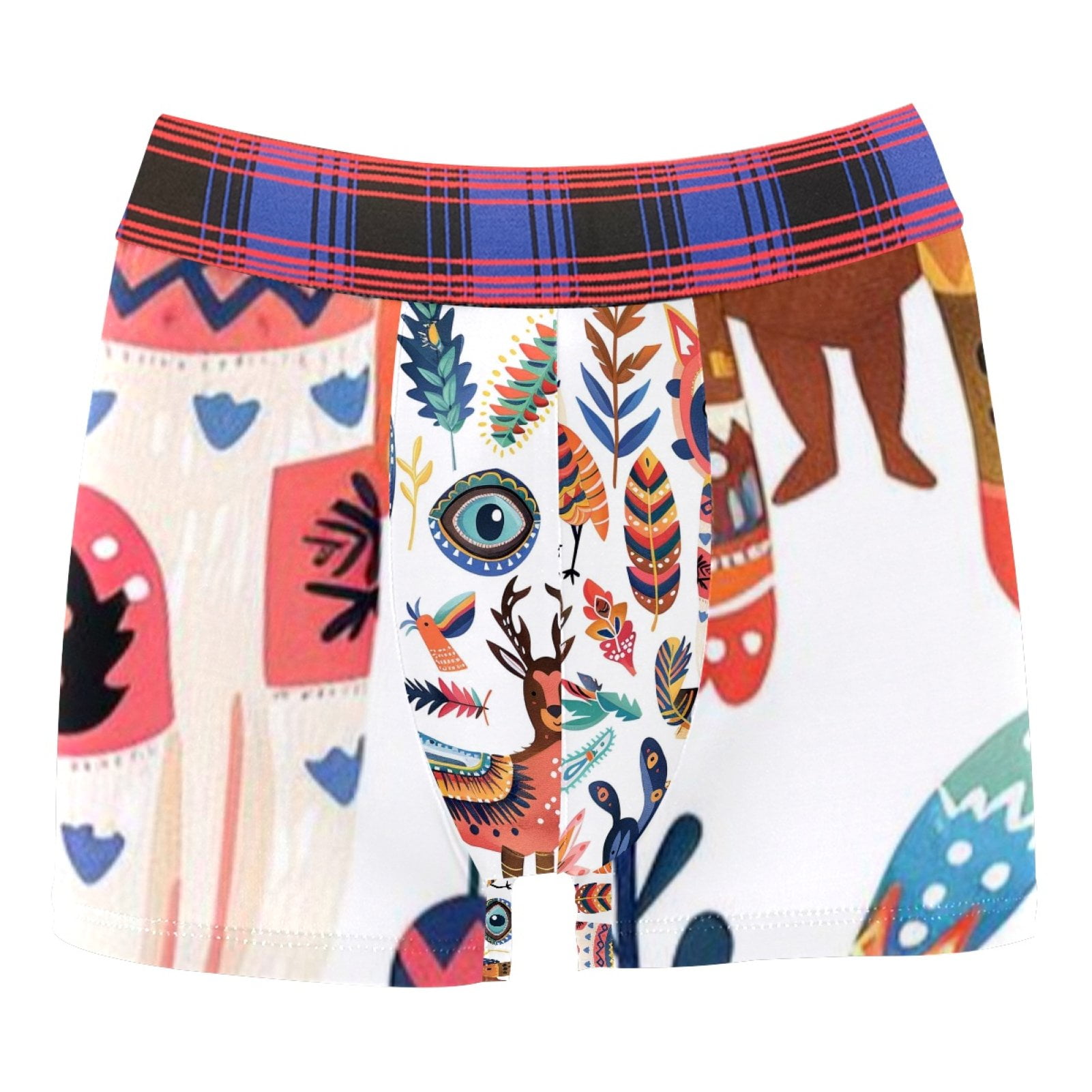 Men's Underwear Boxer Briefs for Men M Ethnic Style Animals - Walmart.com