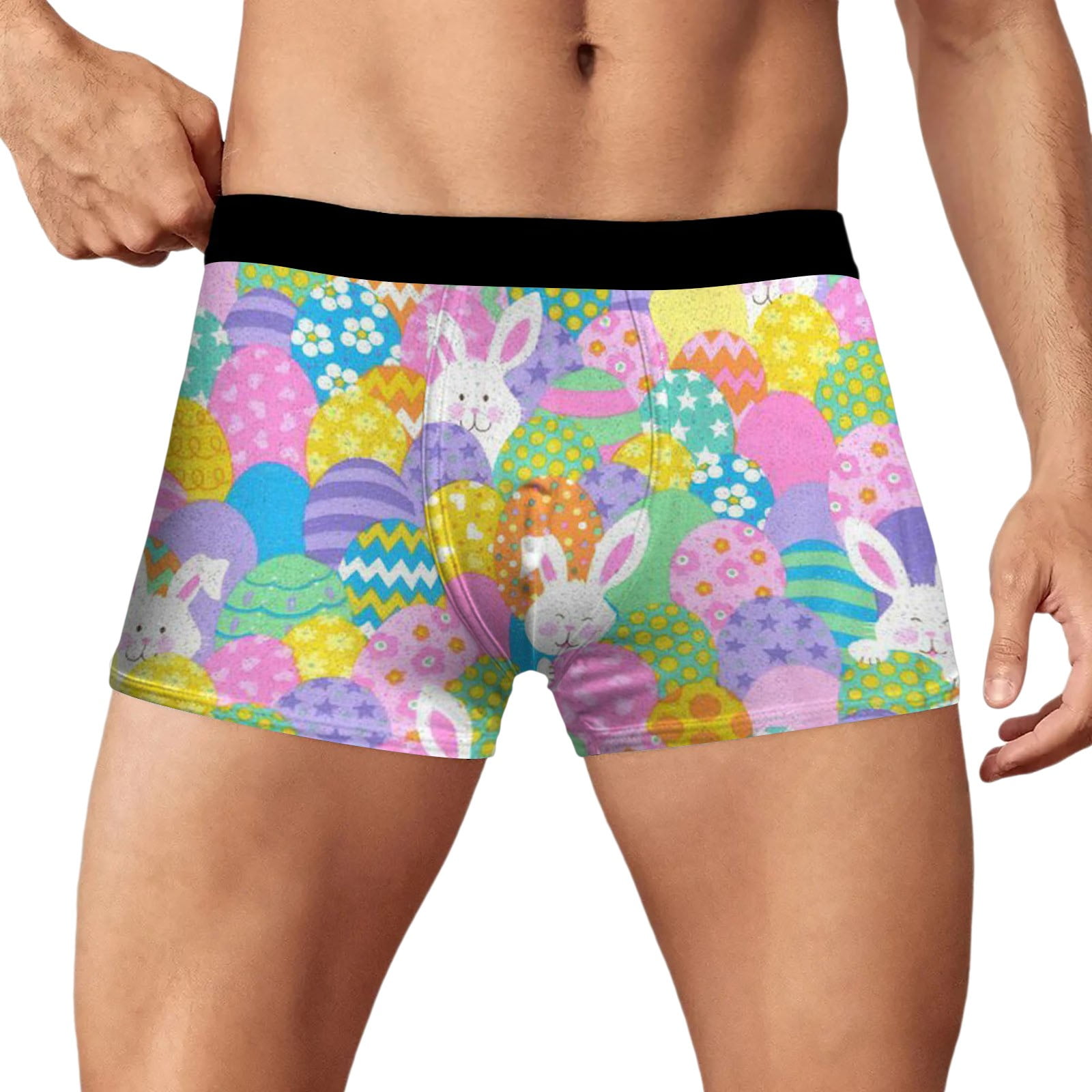 Men's Underwear, Boxer Briefs for Men Pack, Mens Easter Underwear