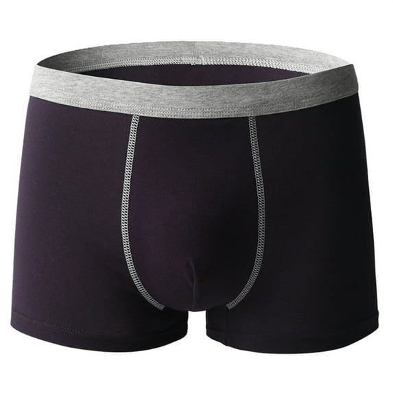 Men's Underwear, Breathable and Comfortable Inner Mid Rise with Waist Boyshort Underwear