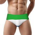 thumbnail image 1 of Men's Underwear Briefs Sierra-Leone Flag Soft Breathable Comfy U Pouch Brief, 1 of 7