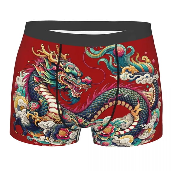 Men's Underwear Crafted for Comfort and Breathable Silk-Linish Briefs with Cute Personality and Daily Wear Versatility Red XXL