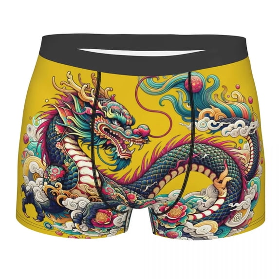 Men's Underwear Crafted for Comfort and Breathable Silk-Linish Briefs with Cute Personality and Daily Wear Versatility Yellow S