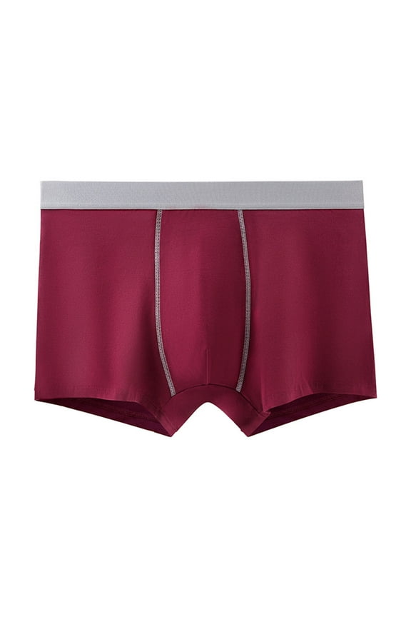 Men's Underwear Plus Size Guy Shorts Breathable 3D Seamless Sexy Youth All Four Cornered Pants