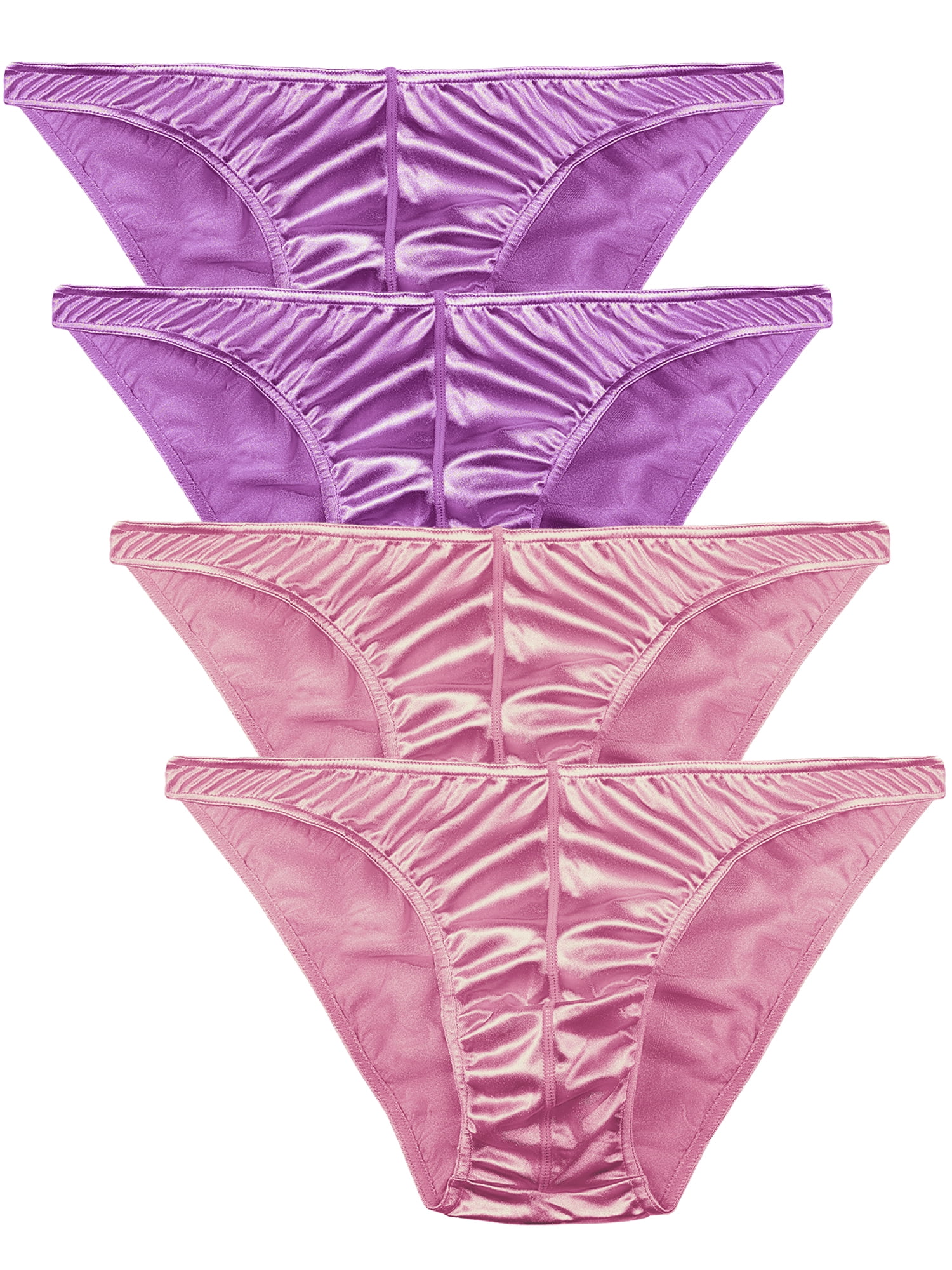 Men's Underwear Satin Silky Sexy Bikini Small to Plus Sizes MultiPack — free download