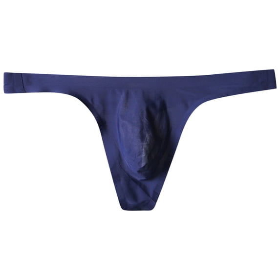 Men's Underwear Solid Briefs for Everyday Comfort and Versatile Wear Men Fashion Undergarments for Everyday Blue M