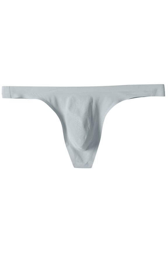 Men's Underwear Solid Briefs for Everyday Comfort and Versatile Wear Men Fashion Undergarments for Everyday Grey L