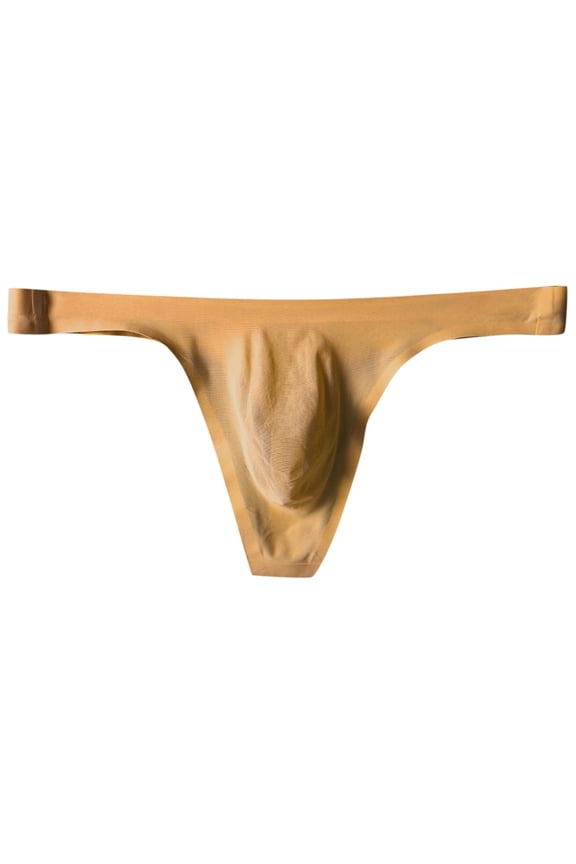 Men's Underwear Solid Briefs for Everyday Comfort and Versatile Wear Men Fashion Undergarments for Everyday Khaki L