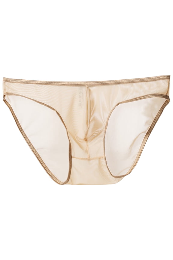 Men's Underwear Ultrathin Mesh Triangle Panties for Everyday Comfort and Performance Beige XL