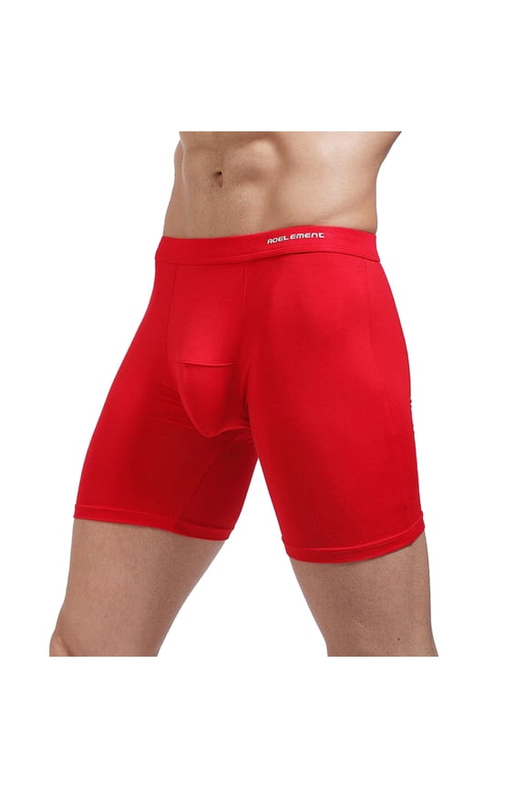 Men's Underwear for Men Breathable Comfort Tight Running Pants with Flexible Movement and Support for Daily Wear Red 4XL