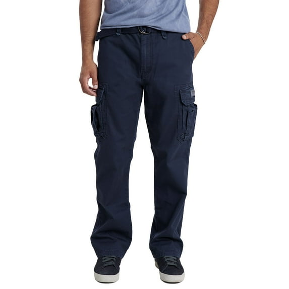 Men's Unionbay Cargo Survivor Pants Color: True Navy Size: 34X32