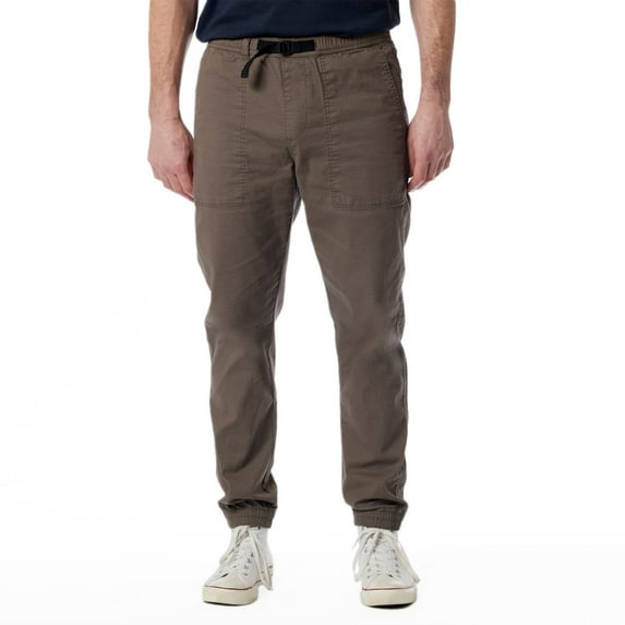 Men's Unionbay Carter Web Belt Jogger Pants Color: Trench Size: L