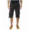 thumbnail image 1 of Men's Unionbay Cordova Messenger Belted Cargo Shorts Color: Black Camo Size: 34, 1 of 2