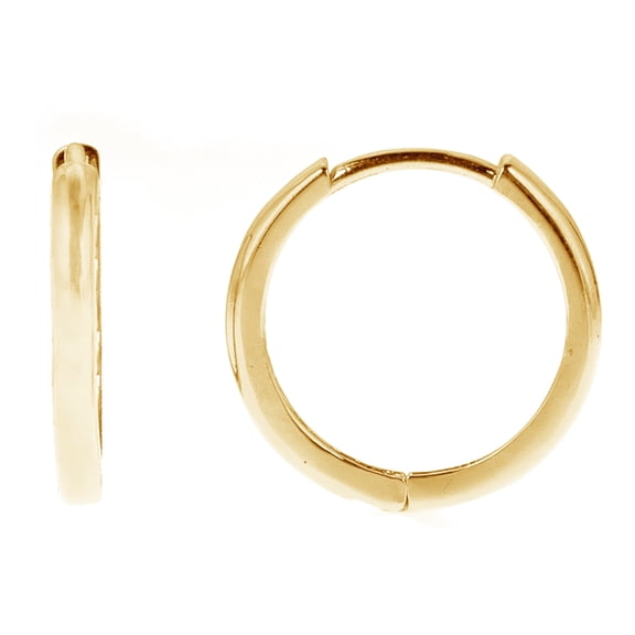 Ritastephens Huggie Earrings 10k, Yellow Gold (Includes Gift Box)