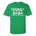 thumbnail image 1 of Men's Unisex Adult Baseball Player 2020 Bring My Game Back Short Sleeve T-shirt-Kelly Green-Small, 1 of 4