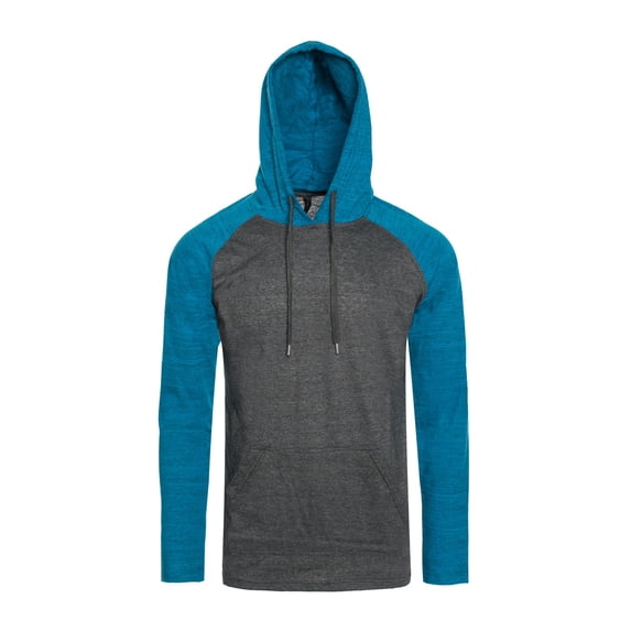 Men's Unisex Adult Color Block Multicolored Cotton Polyester Activewear Hooded Hoodie Sweatshirt