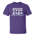 thumbnail image 1 of Men's Unisex Adult Soccer Player 2020 Bring My Game Back Short Sleeve T-shirt-Purple-Small, 1 of 4