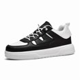 thumbnail image 1 of Men's & Unisex Chunky Platform Sneakers with Height - Low-Top Skate Shoes, Thick MD Sole for Outdoor, Casual Wear & Skateboarding - All-Season Comfortable Sneakers Suitable for Men &, 1 of 10