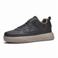 thumbnail image 1 of Men's & Unisex Chunky Platform Sneakers with Height - Low-Top Skate Shoes, Thick MD Sole for Outdoor, Casual Wear & Skateboarding - All-Season Comfortable Sneakers Suitable for Men &, 1 of 10