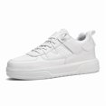 thumbnail image 1 of Men's & Unisex Chunky Platform Sneakers with Height - Low-Top Skate Shoes, Thick MD Sole for Outdoor, Casual Wear & Skateboarding - All-Season Comfortable Sneakers Suitable for Men &, 1 of 9