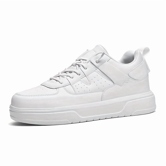 Men's & Unisex Chunky Platform Sneakers with Height - Low-Top Skate Shoes, Thick MD Sole for Outdoor, Casual Wear & Skateboarding - All-Season Comfortable Sneakers Suitable for Men &