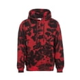 thumbnail image 1 of Men's Unisex Regular Fit Cotton Drawstring Kangaroo Pocket Pullover Tie Dye Print Hoodie Sweater, 1 of 1