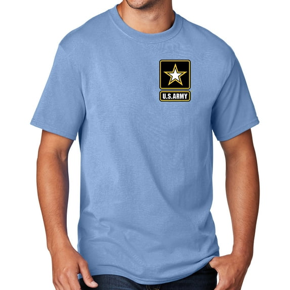 Men's United States Army T-shirt, 2XL Light Blue