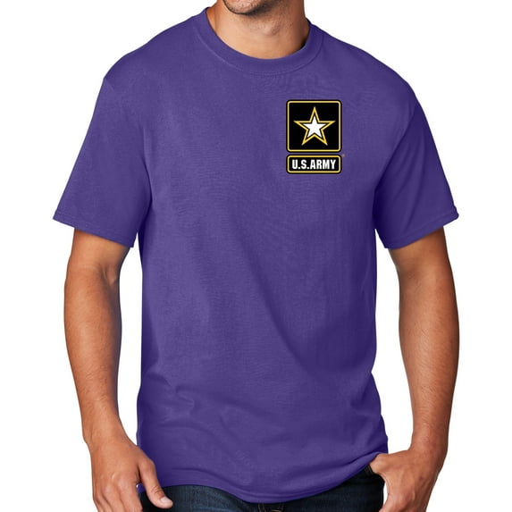 Men's United States Army T-shirt, 6XL Purple