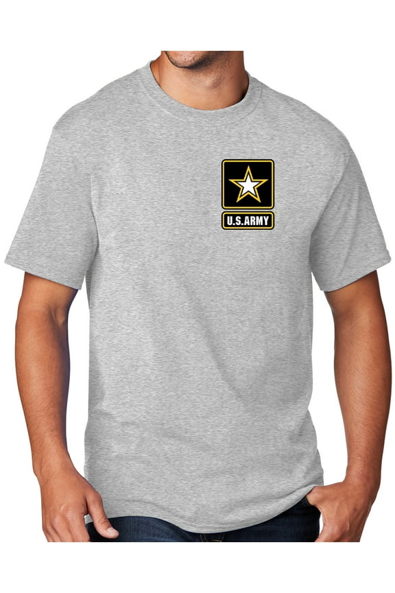 Men's United States Army T-shirt, Large Ash Gray