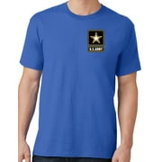 Men's United States Army T-shirt, Large Royal Blue