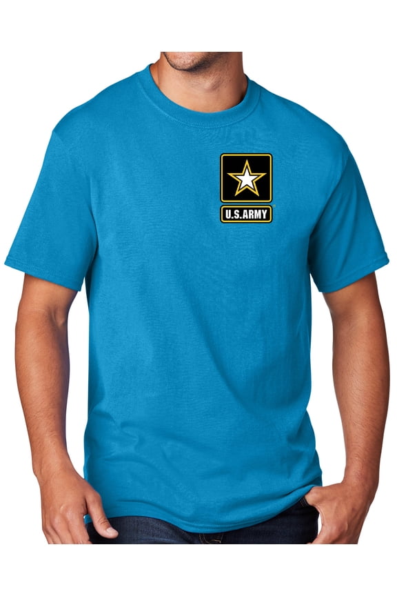 Men's United States Army T-shirt, Large Sapphire Blue