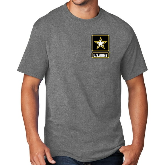 Men's United States Army T-shirt, Small Graphite Heather