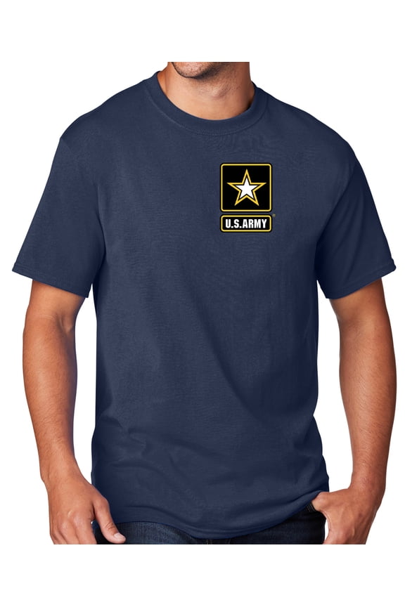 Men's United States Army T-shirt, Small Navy Blue