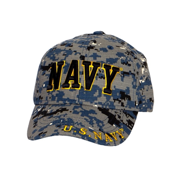Men's United States US Navy Hat Men Baseball Cap Military Gifts, Navy Digital Blue